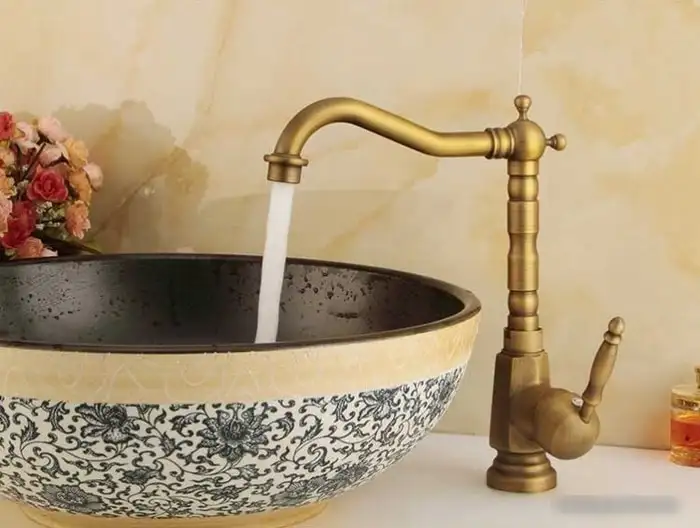 Смеситель Rea Bona Old REA-B2150 (золотой) - фото товара