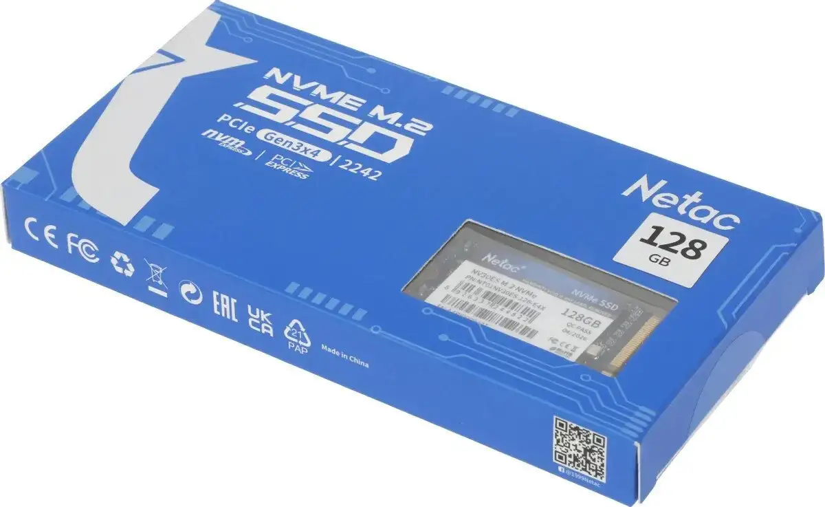 SSD Netac NV30ES 128GB NT01NV30ES-128-E4X – фото товара