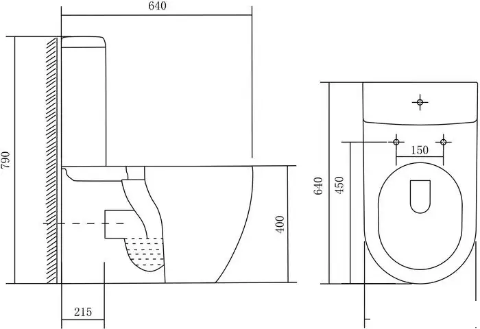 Унитаз Aquatek Бетта AQ1363B-00 - фото товара