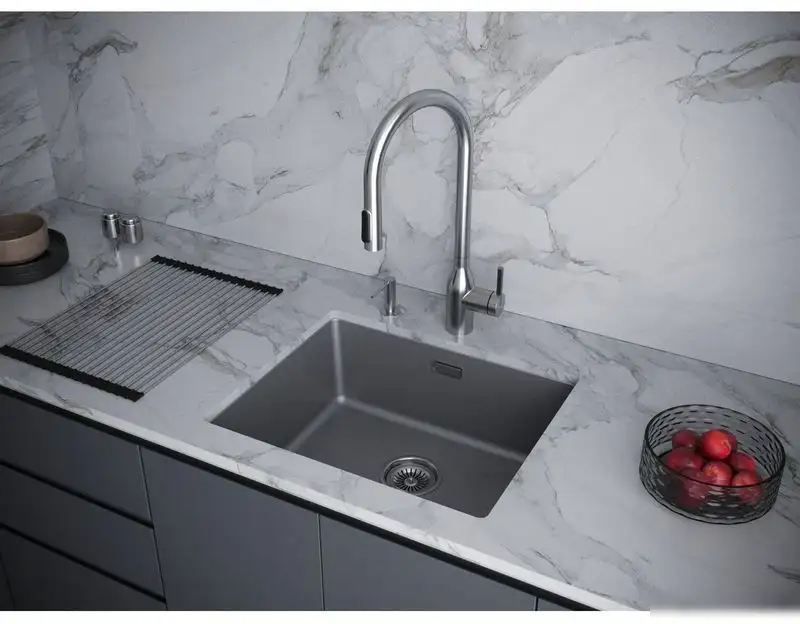 Кухонная мойка Paulmark Lumi 55UNI LU55-GRM - фото товара