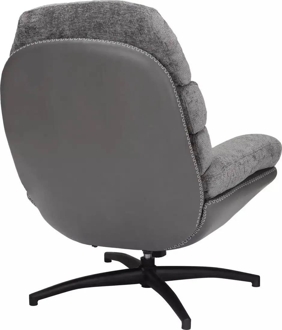 Интерьерное кресло Signal Giselle (серый/серый/черный мат) – фото товара