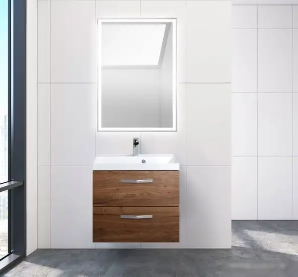 BelBagno Тумба под умывальник Aurora-600-2C-SO-RT (rovere tabacco) – фото товара