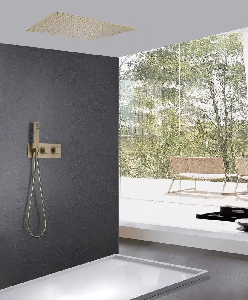 Душевая система Abber Daheim AF8255G (золото матовое) - фото товара