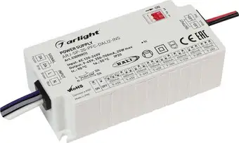 Блок питания Arlight ARJ-SP-20-PFC-DALI2-INS 030909(1) – изображение в каталоге