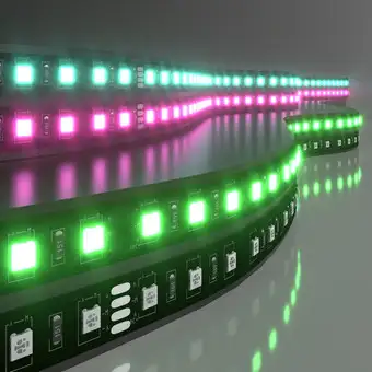 Светодиодная лента Elektrostandard 24V 14.4W 60Led 5050 IP20 RGB, Black a053681 – изображение в каталоге