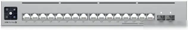 Управляемый коммутатор 3-го уровня Ubiquiti UniFi Switch Pro Max 16 PoE – фото товара