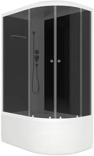 Душевая кабина Domani-Spa Delight Slim 128 High L 120x80 DS01DS128LHBT00 - изображение в каталоге