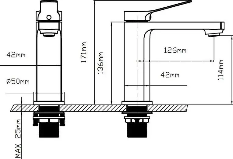 Смеситель Vincea Arco VBF-4AR01CH - фото товара