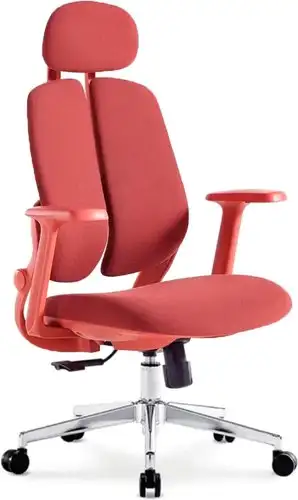 Офисное кресло SitUp Kwin Red Chrome (ткань Red/Red) – изображение в каталоге