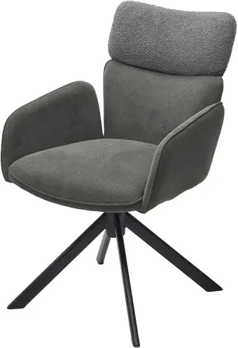 Стул M-City Леонардо 455M05727 (H-06 бежевый велюр/черный) – изображение в каталоге