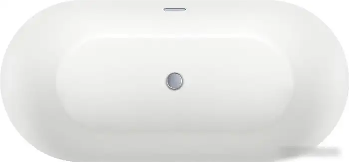 Ванна Wellsee Chalice Perfection 166x77 230603001 (отдельностоящая ванна белый глянец/мат. черн., экран, ножки, сифон-автомат хром) - фото товара
