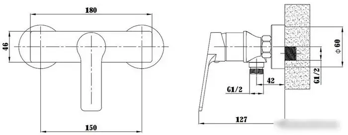 Смеситель Esko Singapore White SI 80 W/A - фото товара