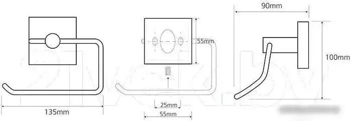 Держатель для туалетной бумаги Bemeta 132112042 – фото товара