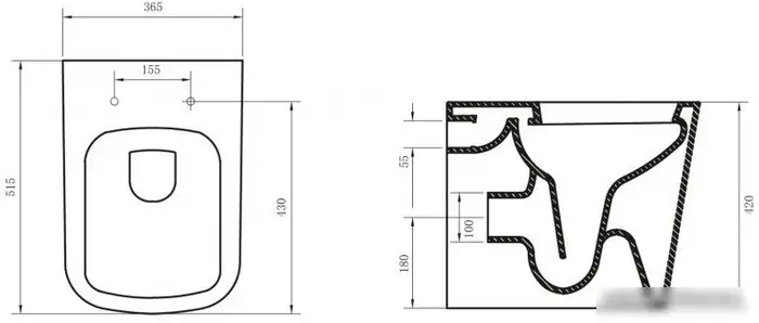 Унитаз BelBagno Albano BB120CBR - фото товара