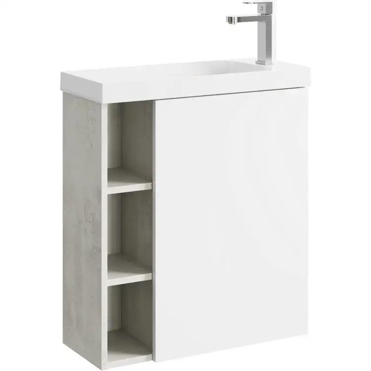 Aqwella Тумба под умывальник Aqwella Alba ALB0106RLS + ALB0706WM – фото товара