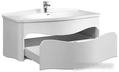 Belux Тумба под умывальник Анжело НП110-01 (1, белый глянец) – фото товара