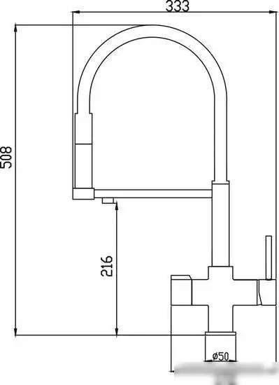 Смеситель Rose R758Y - фото товара