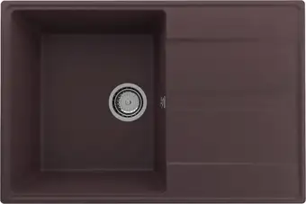 Кухонная мойка Ulgran Quartz Prima 750-06 (трюфель) - изображение в каталоге