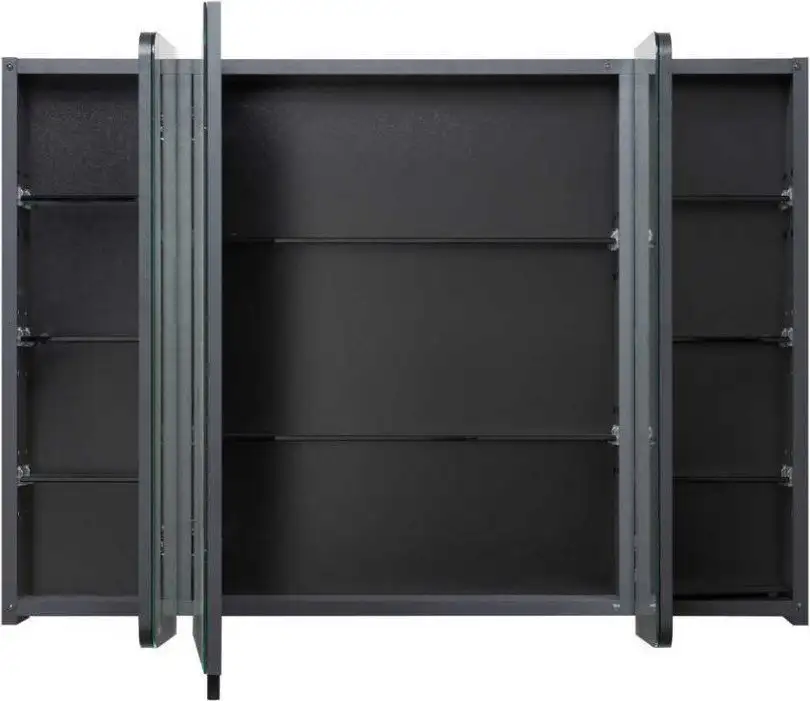 Акватон Шкаф с зеркалом для ванной Ар-Деко 85 1A280602DD8D0 (серый кобальт) – фото товара