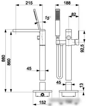 Смеситель Armatura Logon 5135-510-81 - фото товара