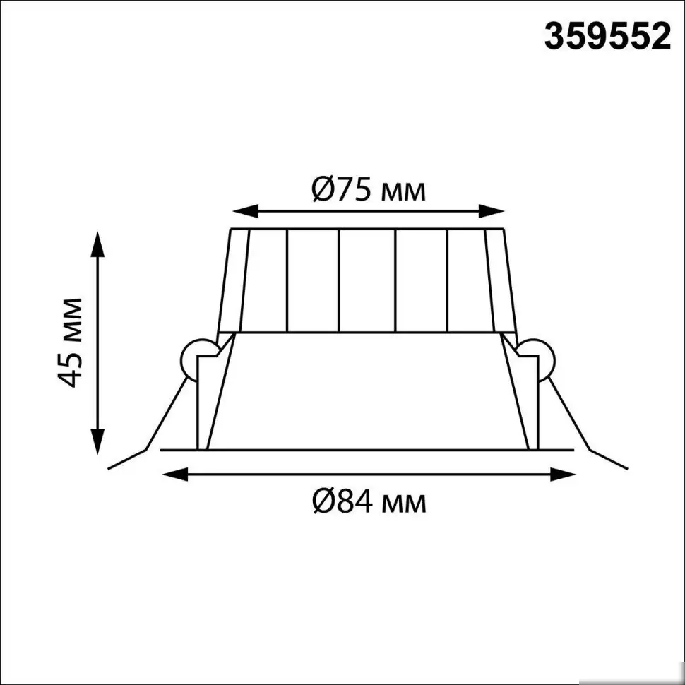 Точечный светильник Novotech Clara 359552 – фото товара