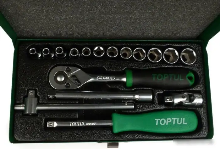 Набор торцевых головок Toptul GCAD1702 17 предметов – фото товара