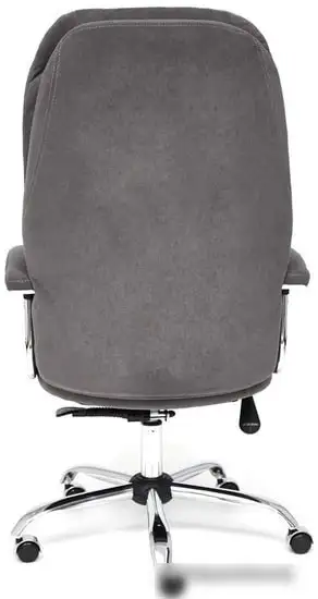 Кресло TetChair Softy LUX (флок, серый) – фото товара