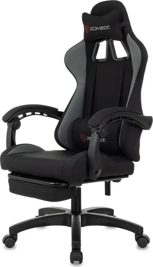 Игровое (геймерское) кресло Zombie Shadow (черный/серый) – фото товара