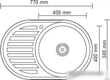 Кухонная мойка Ledeme L87750-6R - фото товара