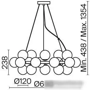 Подвесная люстра Maytoni Dallas MOD547PL-25BS – фото товара