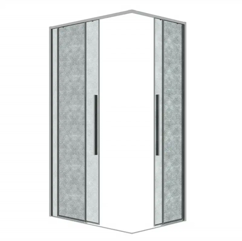 Душевой уголок Grossman Galaxy 90x80x195 300.K33.01.9080.10.02 (хром/шиншилла стекло) - фото товара