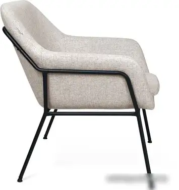 Интерьерное кресло Sheffilton SHT-AMS2 (серый дым/черный муар) – фото товара