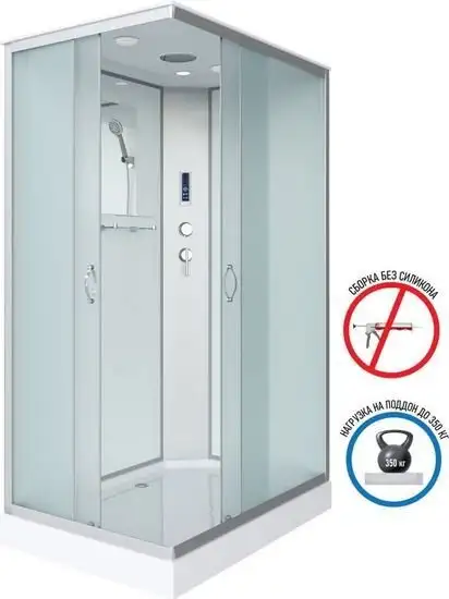 Душевой уголок Niagara NG-43285-14QP 120x80x215 (матовое стекло) - фото товара