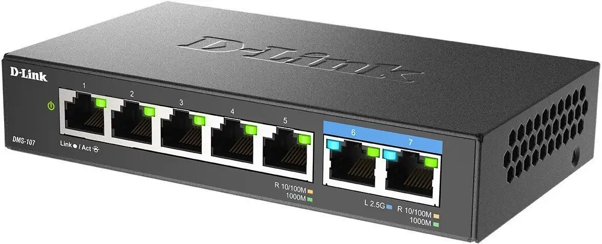 Неуправляемый коммутатор D-Link DMS-107/A1A – фото товара