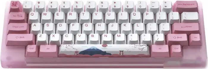 Клавиатура Akko ACR 59 Acrylic Tokyo (Akko CS Jelly Pink, нет кириллицы) – фото товара
