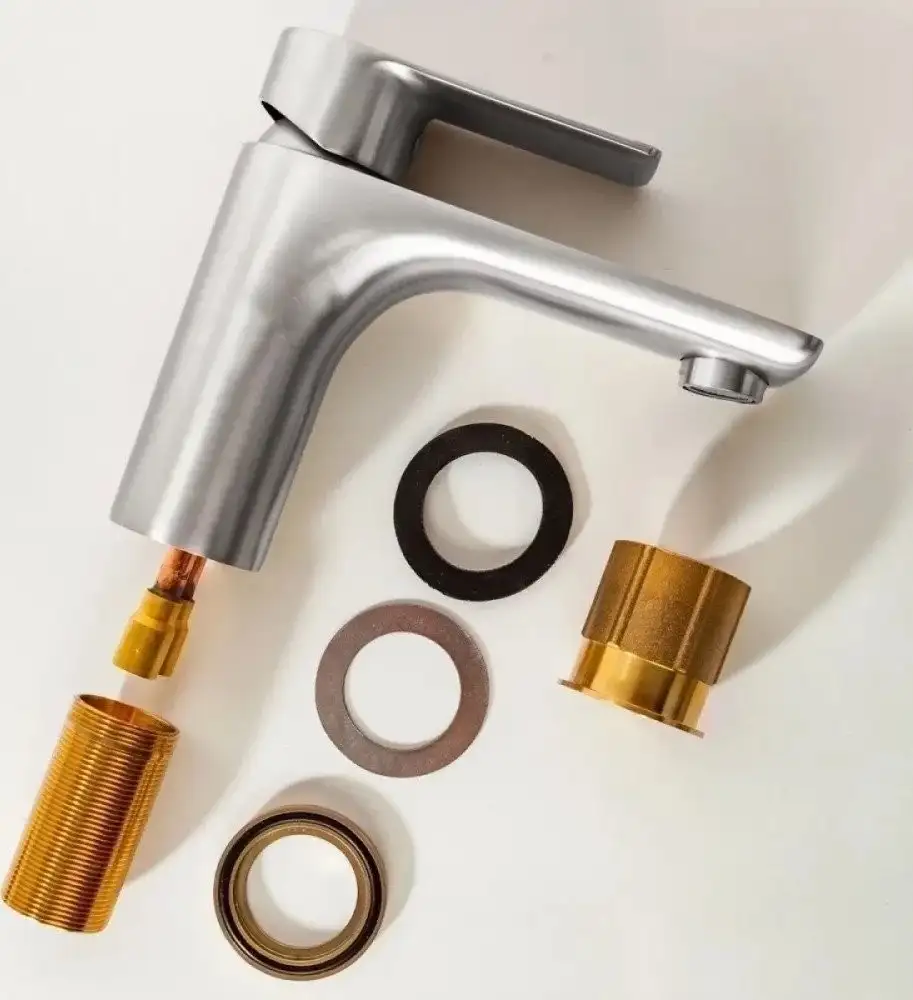 Смеситель Hansberge H1099 (никель) - фото товара