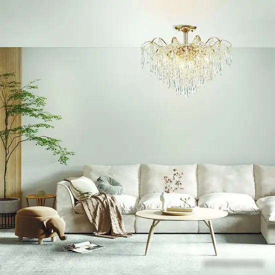 Люстра средней высоты Escada Aurea 1124/8PL E14*40W Gold – фото товара