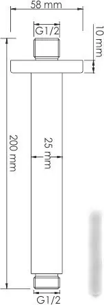 Излив Wasserkraft A152 - фото товара