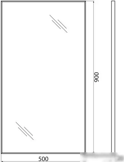 BelBagno Зеркало SPC-AL-500-900 – фото товара