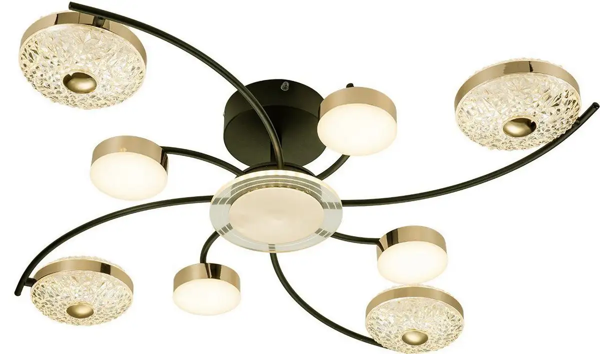 Припотолочная люстра Escada 10208/8LED (черный/золото) – фото товара