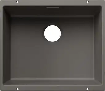 Кухонная мойка Blanco Subline 500-U Coloured Components 527795 (вулканический серый) - изображение в каталоге