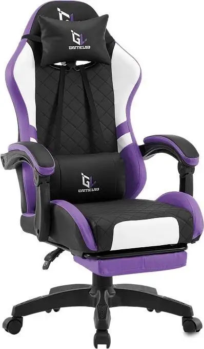 Игровое (геймерское) кресло GameLab Tetra Comfort GL-437 Violet (фиолетовый) – фото товара