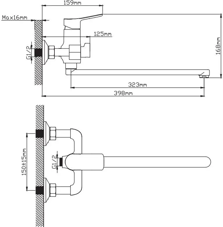 Смеситель Diadonna Д168-22QH - фото товара