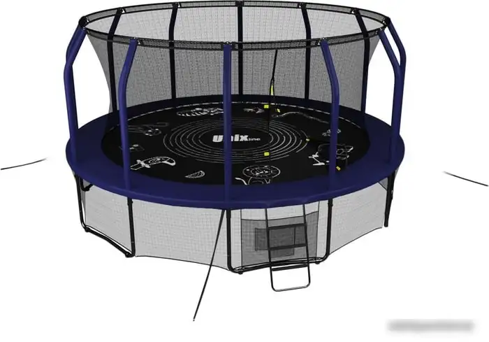 Батут Unix Line Supreme Game 16ft (синий) – фото товара
