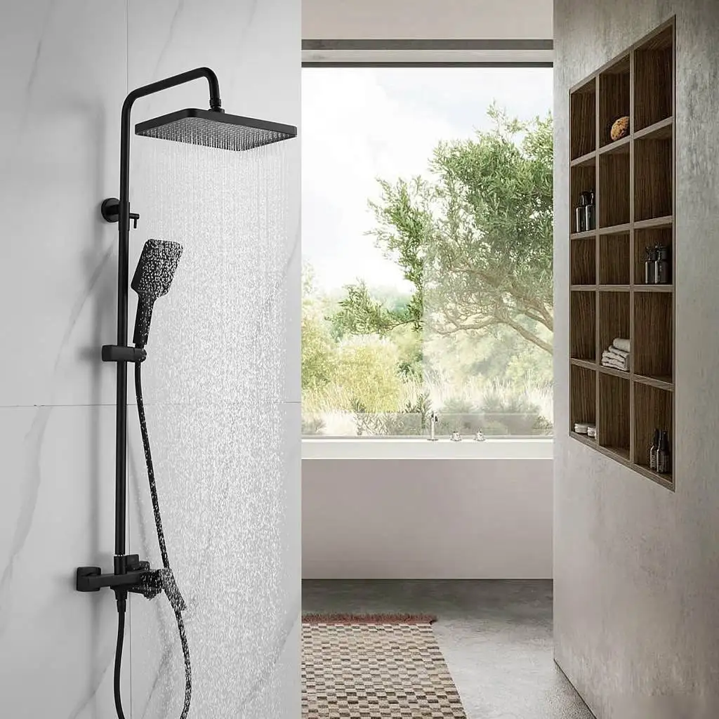 Душевая система Shevanik S4436H (черный) - фото товара