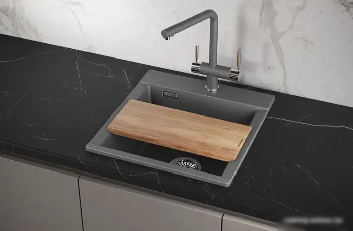 Кухонная мойка Granula ES-4701 (графит) - фото товара