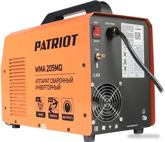 Сварочный инвертор Patriot WMA 205 MQ – фото товара