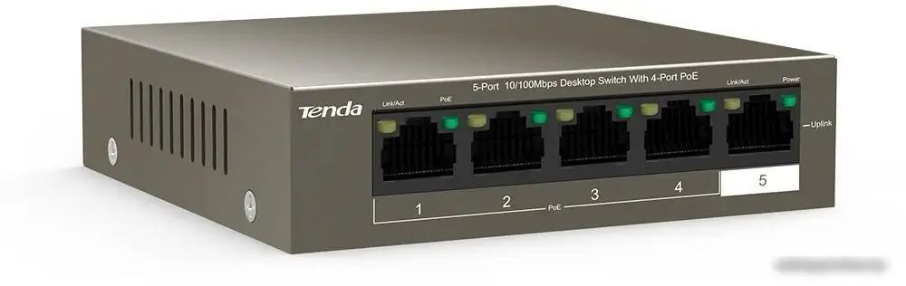 Неуправляемый коммутатор Tenda TEF1105P-4-63W – фото товара