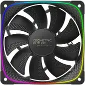 Вентилятор для корпуса Geometric Future Squama 2503R ARGB (черный) – изображение в каталоге