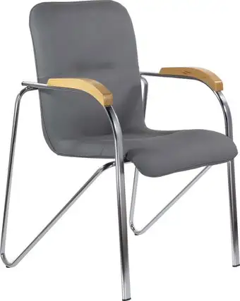 Офисный стул Brabix CF-103 532758 (хром/серый) – изображение в каталоге